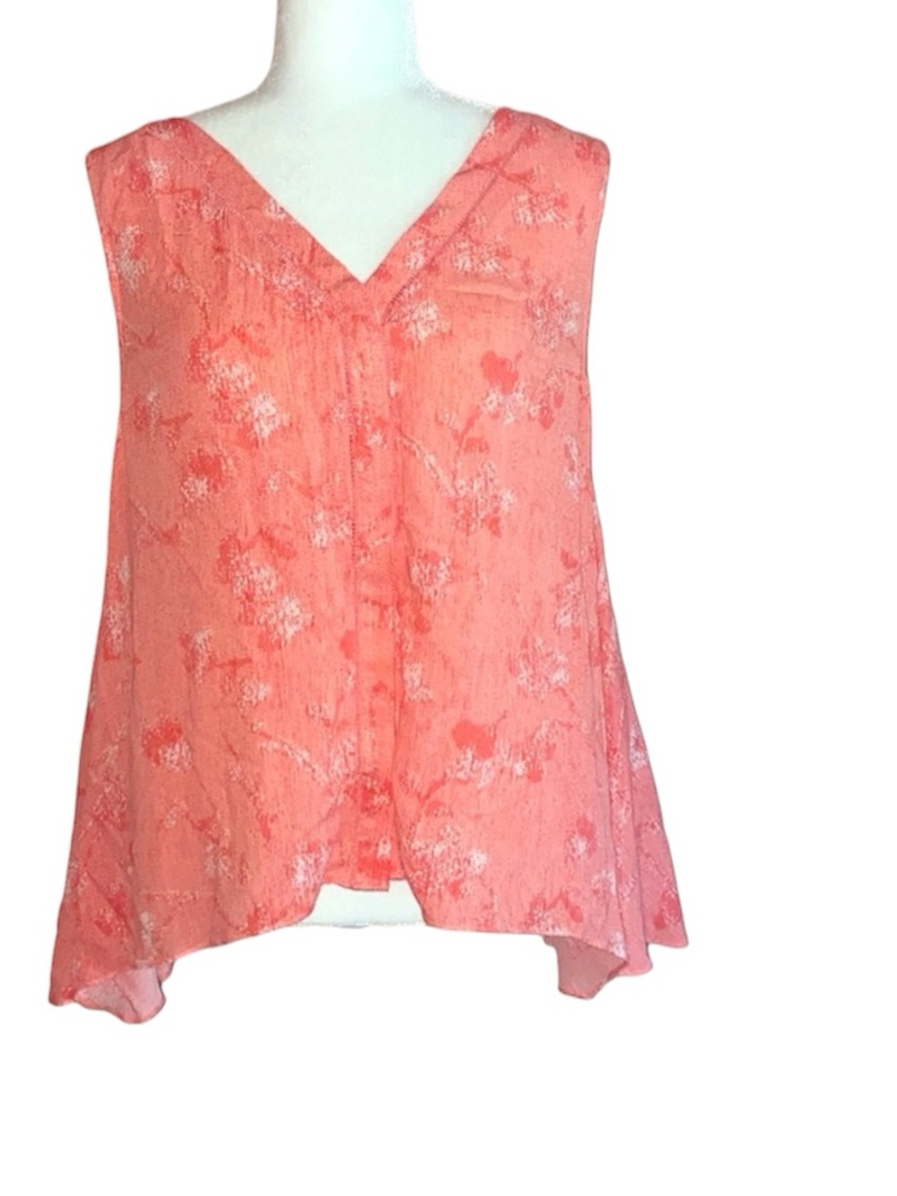 Halston Pink Flowy Top